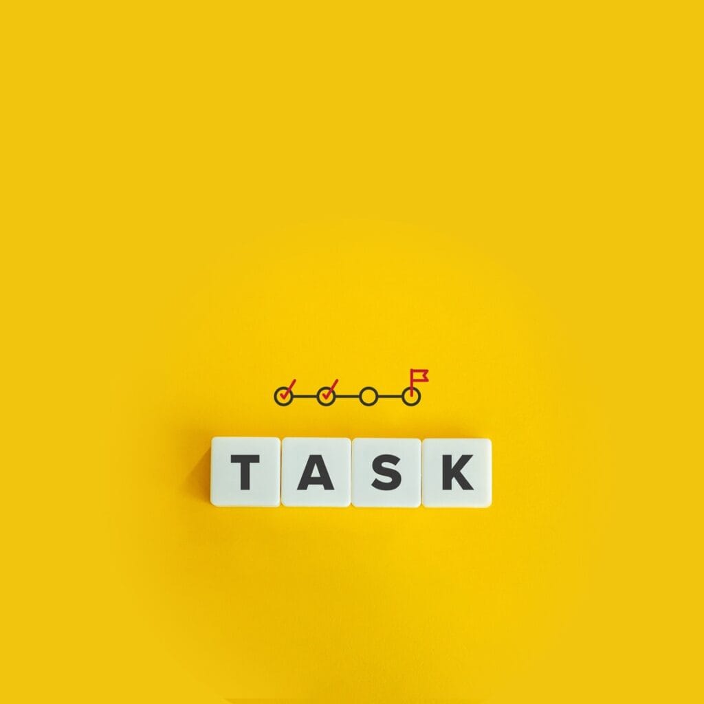 picture showing the timeline for milestones and tasks