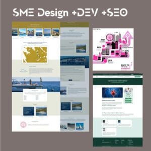 montage of previous work in the SME category