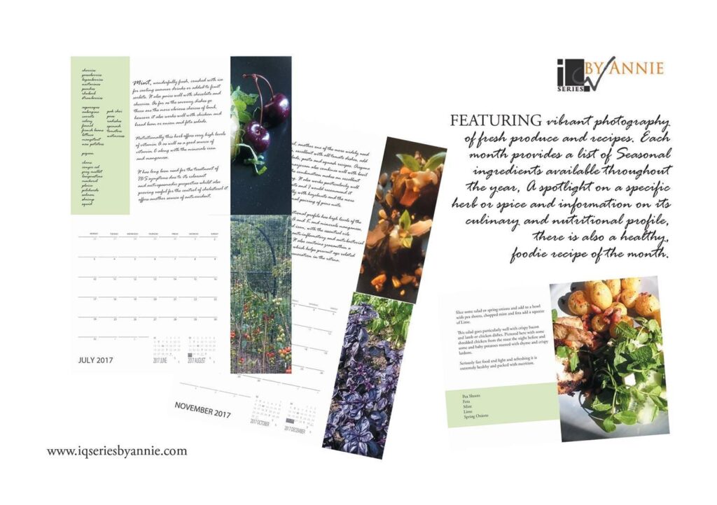 pages from the 2017 through the seasons with superfoods